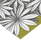 Botanical Lupine Mustard Yellow Table Runner Korte Tafelloper (Hoek)