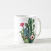 Botanical Mens Cactus Plant Lover Gift Gardening G Koffiemok (Voorkant rechts)