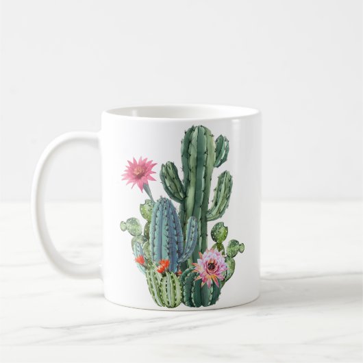 Botanical Mens Cactus Plant Lover Gift Gardening G Koffiemok (Links)