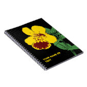 Botanical Mischief: The Magic Monkey Flower PopArt Notitieboek (Rechterzijde)