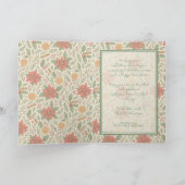 Botanical Mistletoe Classic Floral Art Pattern Feestdagen Kaart (Binnen)