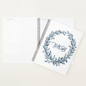 Botanical Monogram Wreath Planner (Display)