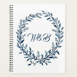 Botanical Monogram Wreath Planner