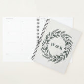 Botanical Monogram Wreath Planner (Display)