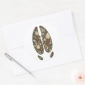 Botanical Moose Hoof Birch Bog Nature Sticker (Envelop)