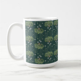 Botanical Motif Mug Koffiemok