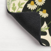 Botanical Nature – Black Cat in Wildflower Garden Muismat (Hoek)