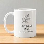Botanical Neutral Minimalist Small Business  Koffiemok