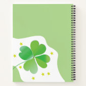 Botanical Notebook – Four-leaf Clover Design Notitieboek (Achterkant)
