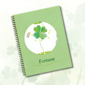 Botanical Notebook – Four-leaf Clover Design Notitieboek