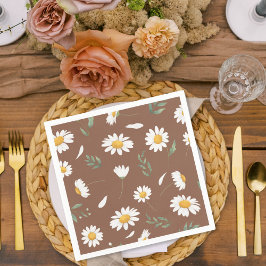 Botanical Paper Napkins, Flower Print Napkins Servet