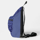 Botanical Pattern in Blue 1 Sling Bag (Rechts)