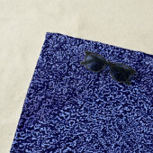 Botanical Pattern in Blue 1 Strandlaken (In situ)