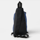 Botanical Pattern in Blue 2 Sling Bag (Achterkant)