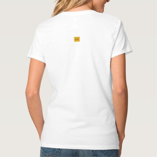 Botanical Pattern in Blue 2 T-shirt (Achterkant)