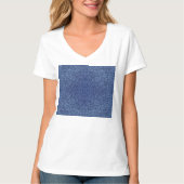 Botanical Pattern in Blue 2 T-shirt (Voorkant)