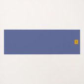 Botanical Pattern in Blue 2 Yogamat (Achterkant (horizontaal))