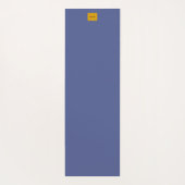 Botanical Pattern in Blue 2 Yogamat (Achterkant)