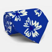 botanical pattern stropdas (Opgerold)