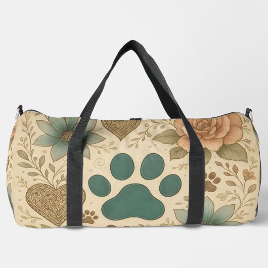 Botanical Paw Print Travel Kit  Plunjezak (Voorkant)
