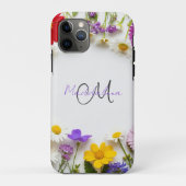 Botanical Phone Case with Wildflowers | iPhone  (Achterkant)