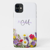 Botanical Phone Case with Wildflowers | iPhone  (Achterkant)