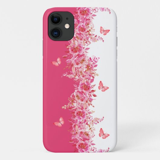 Botanical Pink Phone Case (Achterkant)