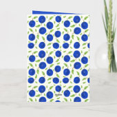 Botanical Plums Collection Birthday Kaart (Achterkant)