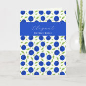 Botanical Plums Collection Birthday Kaart (Voorkant)