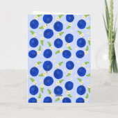 Botanical Plums Collection Birthday Kaart (Achterkant)