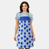 Botanical Plums Collection Blue Schort (Gedragen)