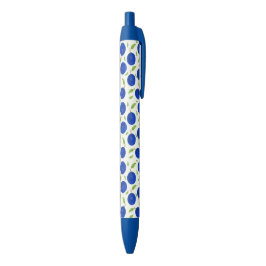 Botanical Plums Collection Ivory Zwarte Inkt Pen