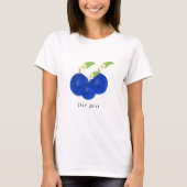 Botanical Plums Collection T-shirt (Voorkant)