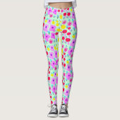 Botanical PomPoms All-Over-Print Leggings (Voorkant)