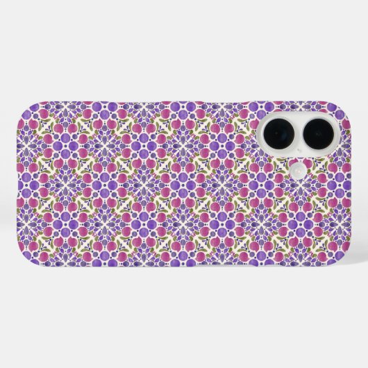 Botanical Pop - Berry Case-Mate iPhone Case (Achterkant (horizontaal))