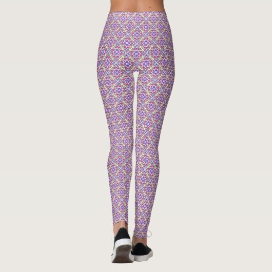 Botanical Pop - Berry Leggings (Achterkant)
