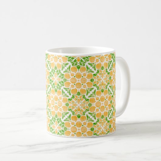 Botanical Pop-Citrus Koffiemok (Voorkant rechts)