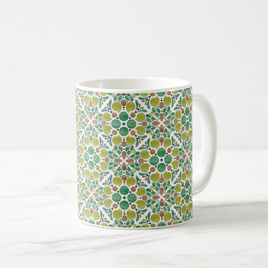 Botanical Pop - Olive Koffiemok (Voorkant rechts)