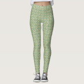 Botanical Pop - Olive Leggings (Voorkant)