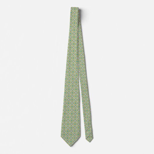 Botanical Pop - Olive Stropdas (Voorkant)