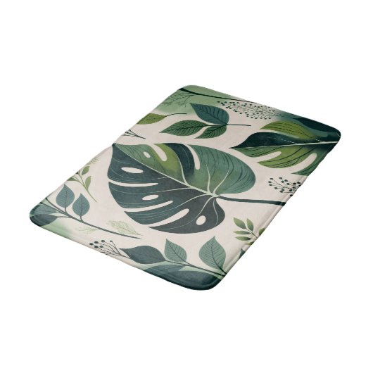 Botanical Retreat Bath Mat (Gekanteld)