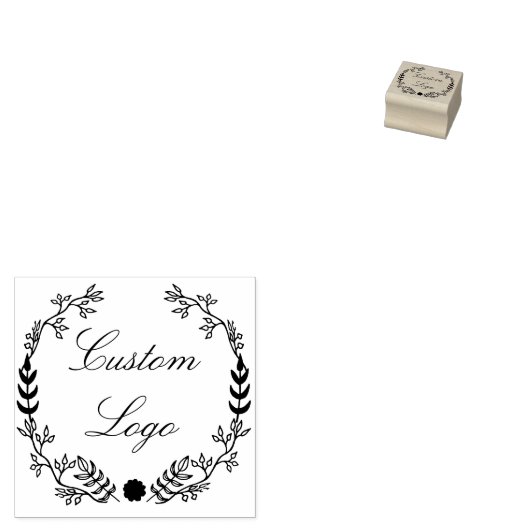 Botanical Rubber Stamps, Floral Rubber Stamp Rubberstempel (Gestempeld)