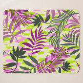 Botanical seamless pattern mixed with geometric sh sherpa deken (Voorkant (horizontaal))