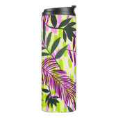 Botanical seamless pattern mixed with geometric sh thermosbeker (Gedraaid links)