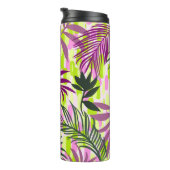 Botanical seamless pattern mixed with geometric sh thermosbeker (Geroteerd rechts)