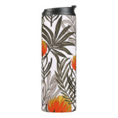 Botanical seamless tropical pattern with bright pl thermosbeker (Gedraaid links)