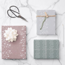 Botanical Serenade delicate floral silhouette