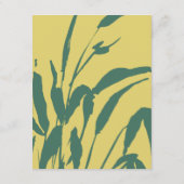 Botanical Sketch Citrus Wedding Enclosure Card Informatiekaartje (Achterkant)