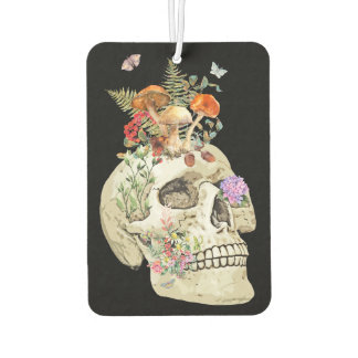Botanical Skull Luchtverfrisser
