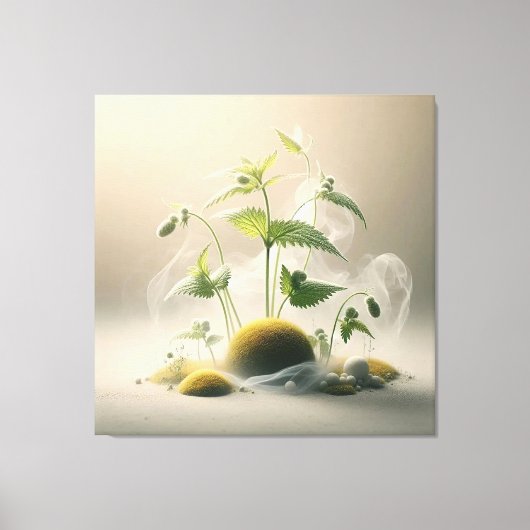 Botanical Sphere Composition Canvas Afdruk (Voorkant)
